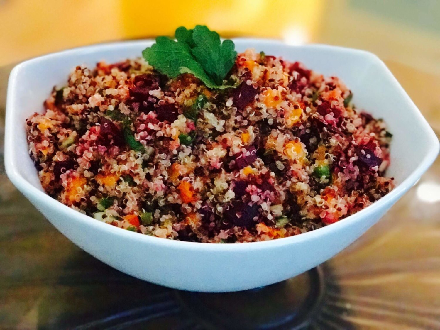 Sweet and Zesty Quinoa Salad - HealthyZesty