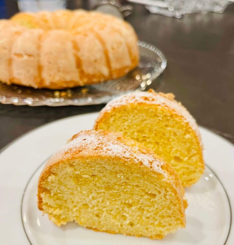 Healthy-Zesty Lemon-Coconut Cake (Gluten-free & Dairy-free)