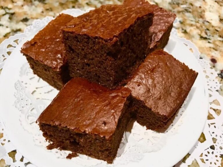 Healthy Zesty Flourless Brownies