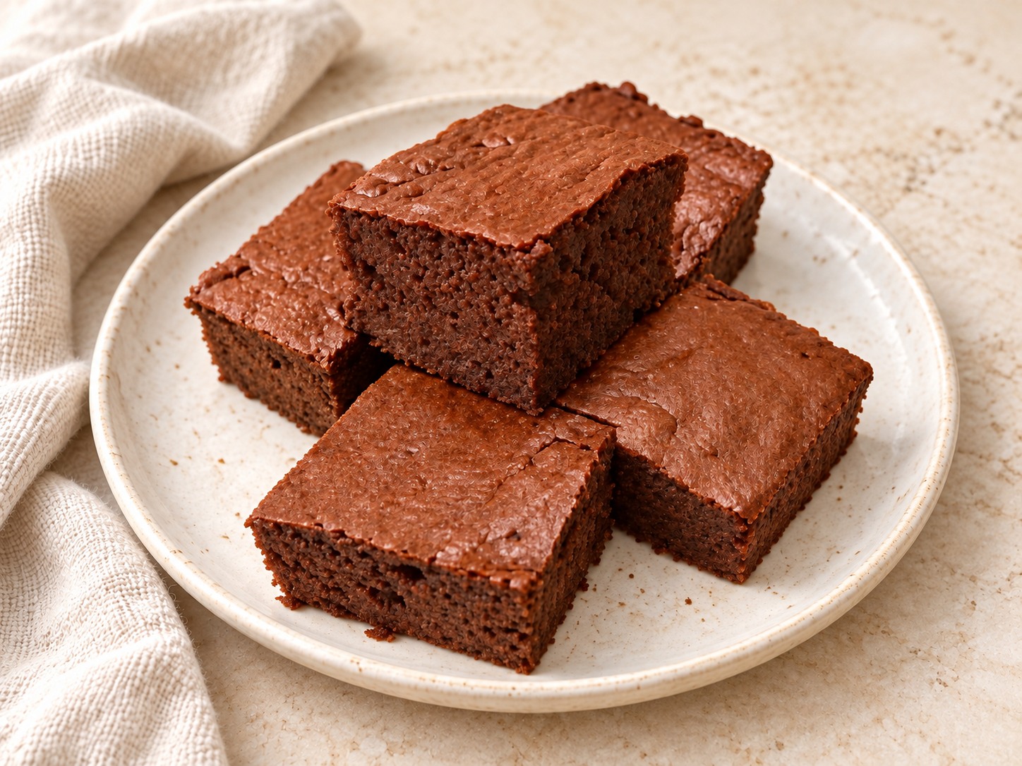 Healthy Zesty Flourless Brownies
