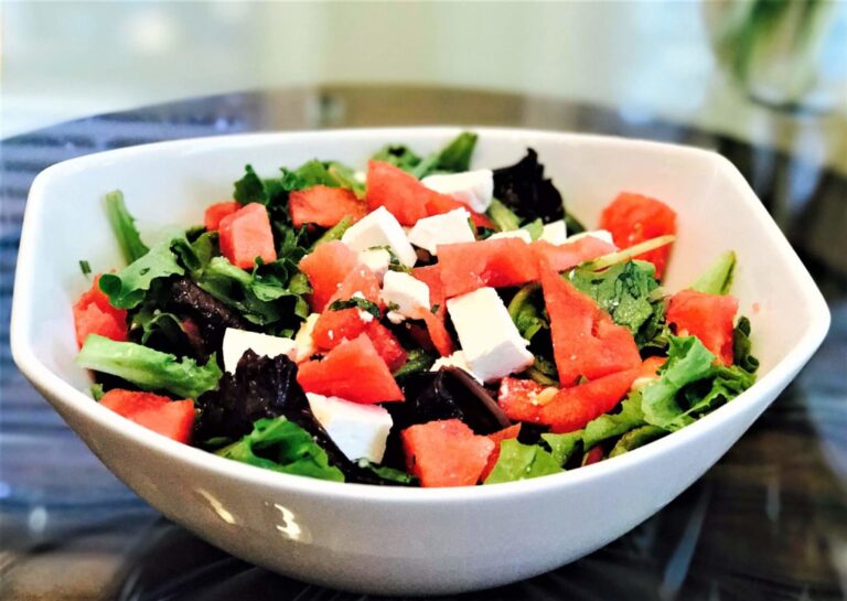 Healthy Zesty Watermelon Salad